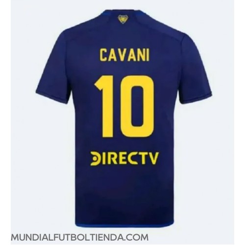 Camiseta Boca Juniors Edinson Cavani #10 Tercera Equipación Replica 2024-25 mangas cortas